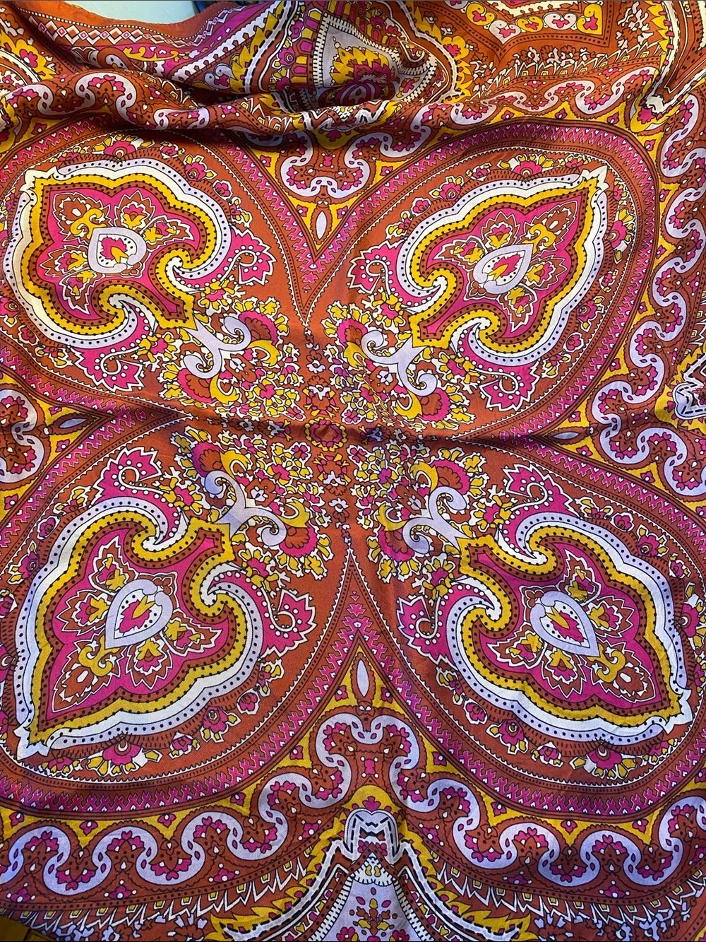 ECHO Silk Paisley Scarf